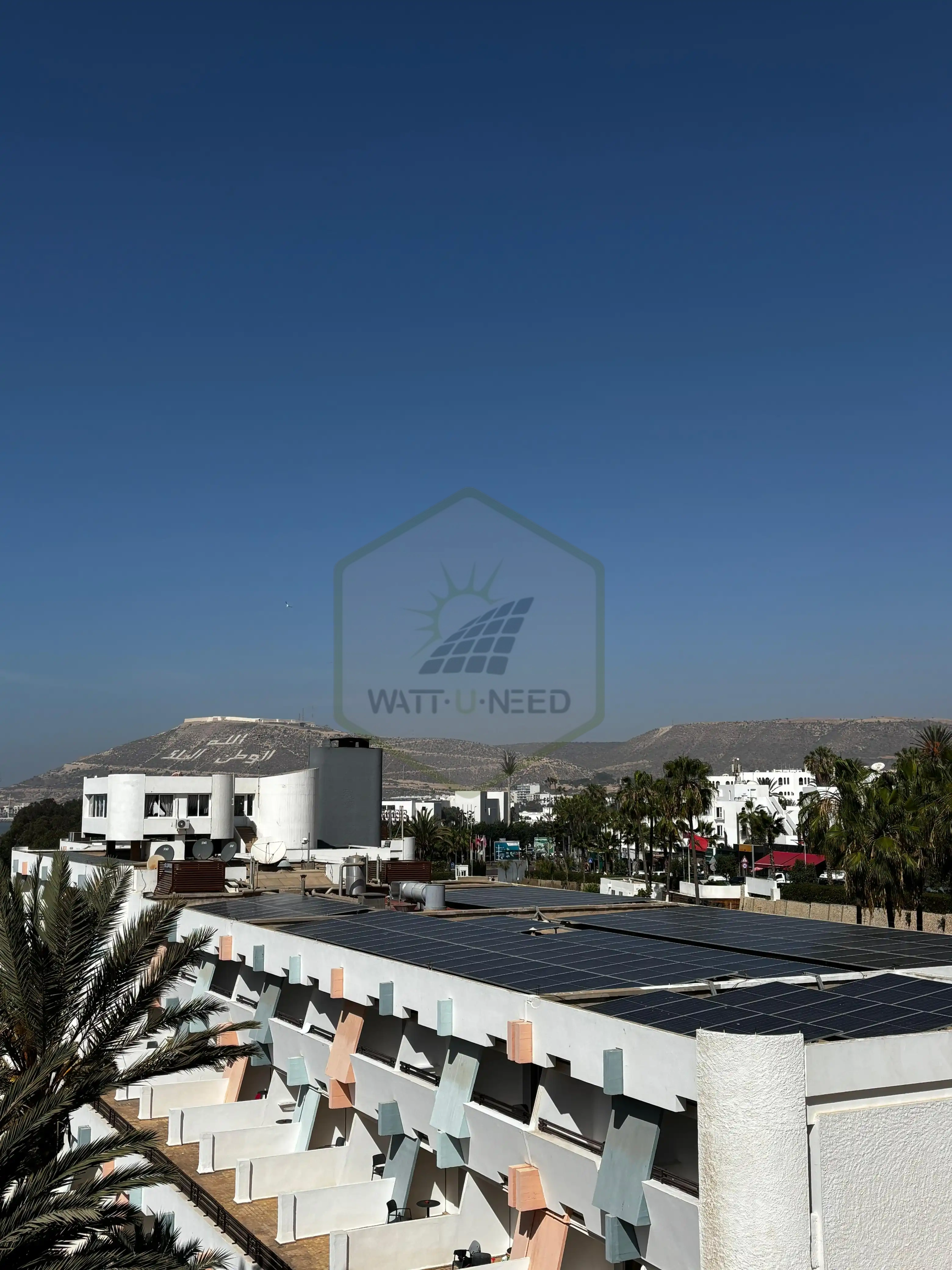 Installation solaire Barceló Hotels Maroc - Vue d'ensemble